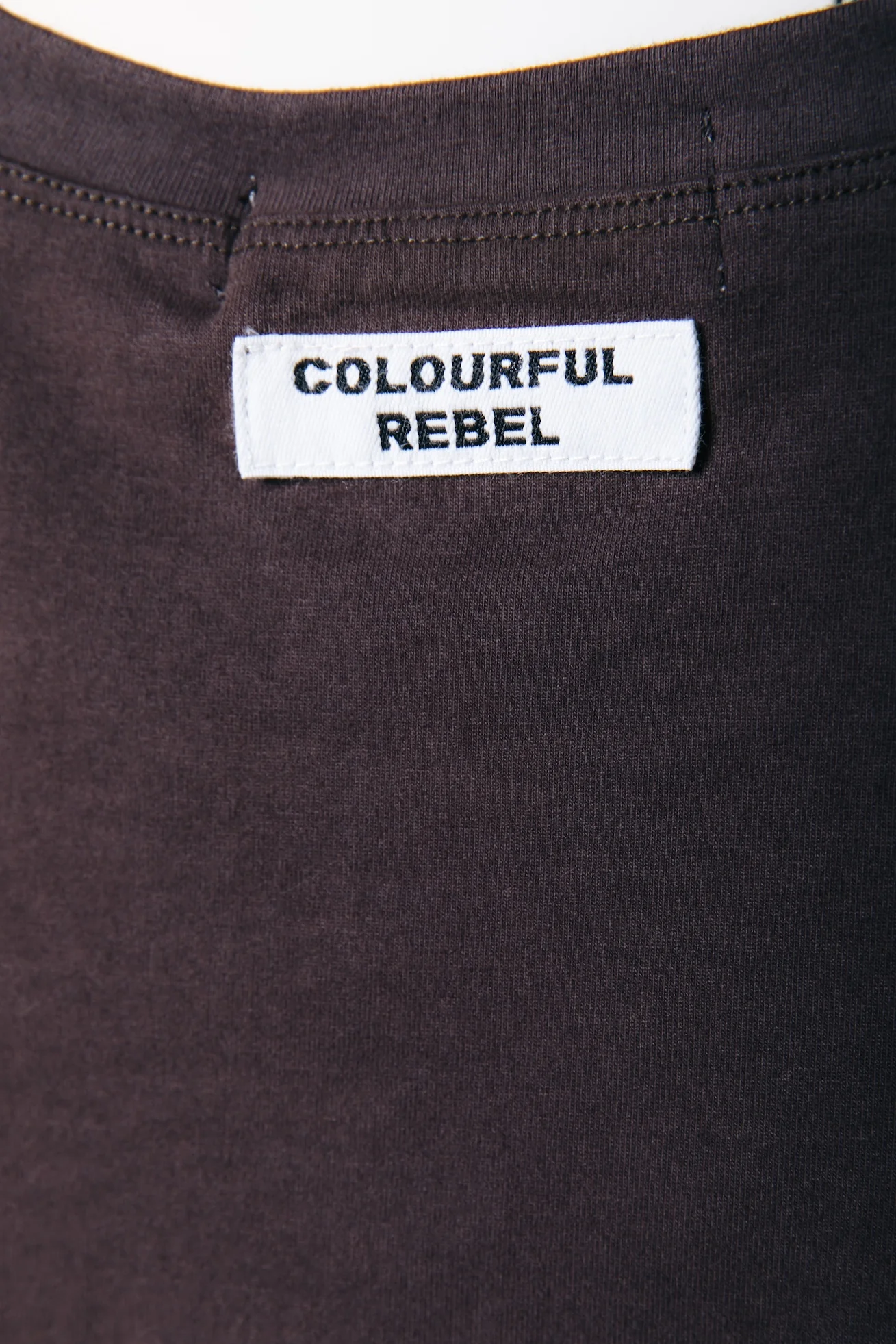 Fitted Zip Top | Brown - Image 6