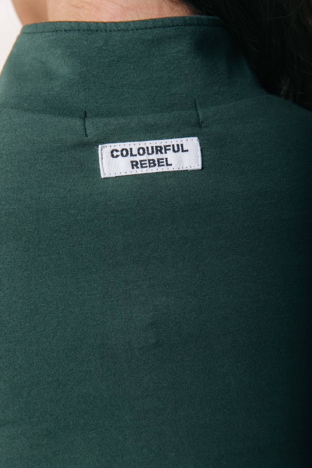 Fitted Zip Top | Dark green - Image 3