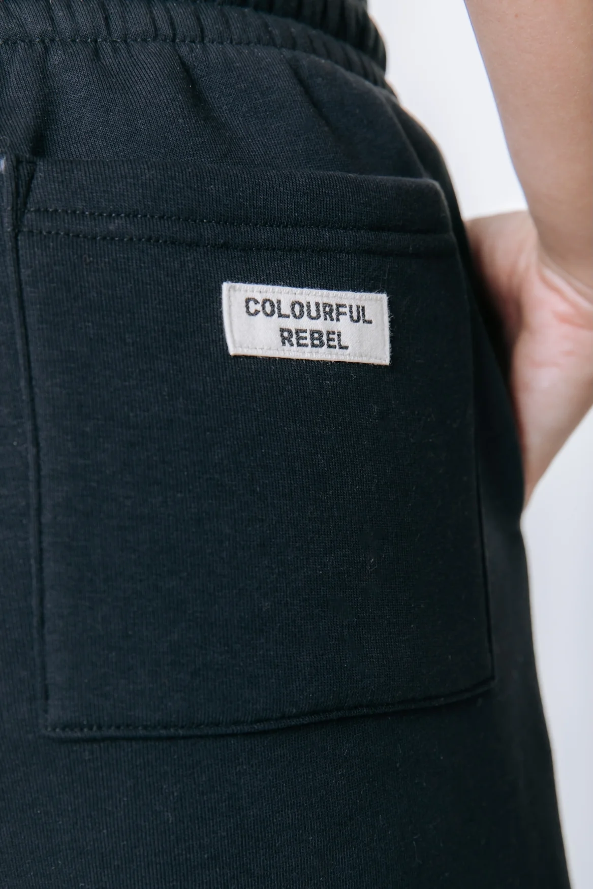 Label Sweatshorts | Black - Image 5