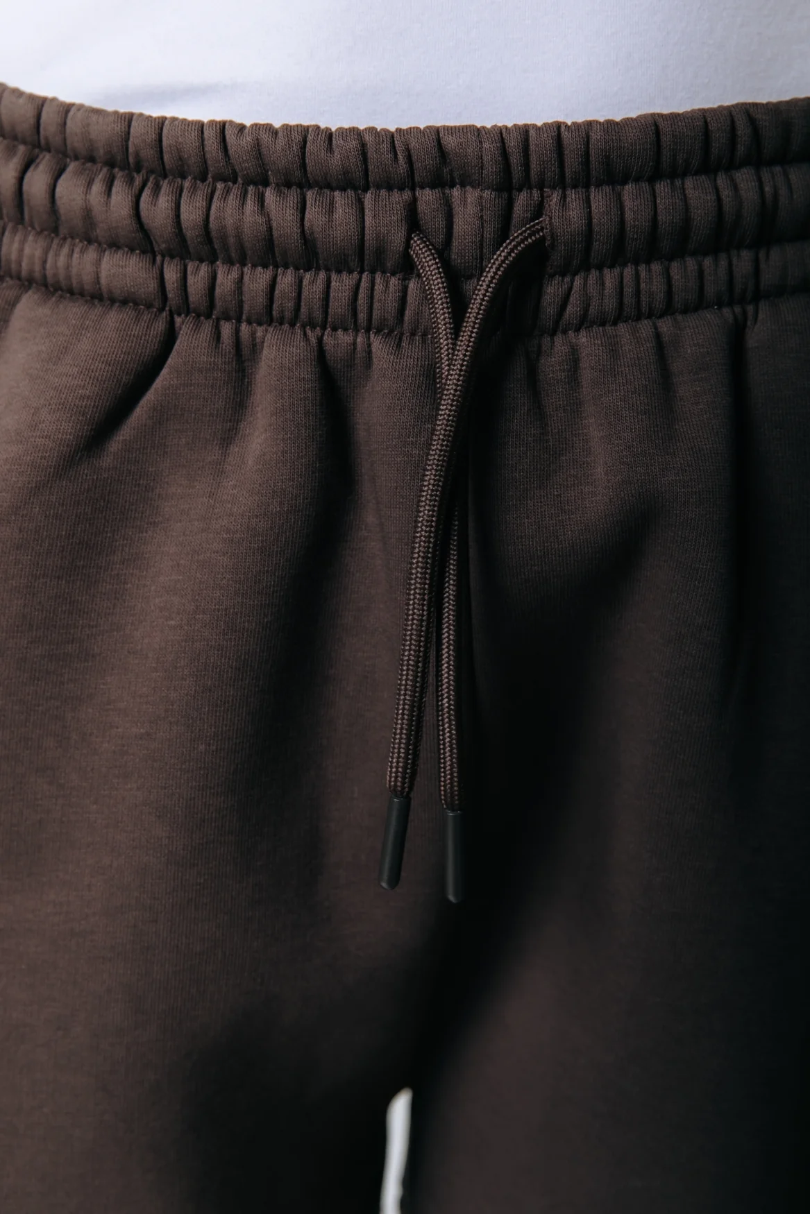 Label Sweatshorts | Brown - Image 4