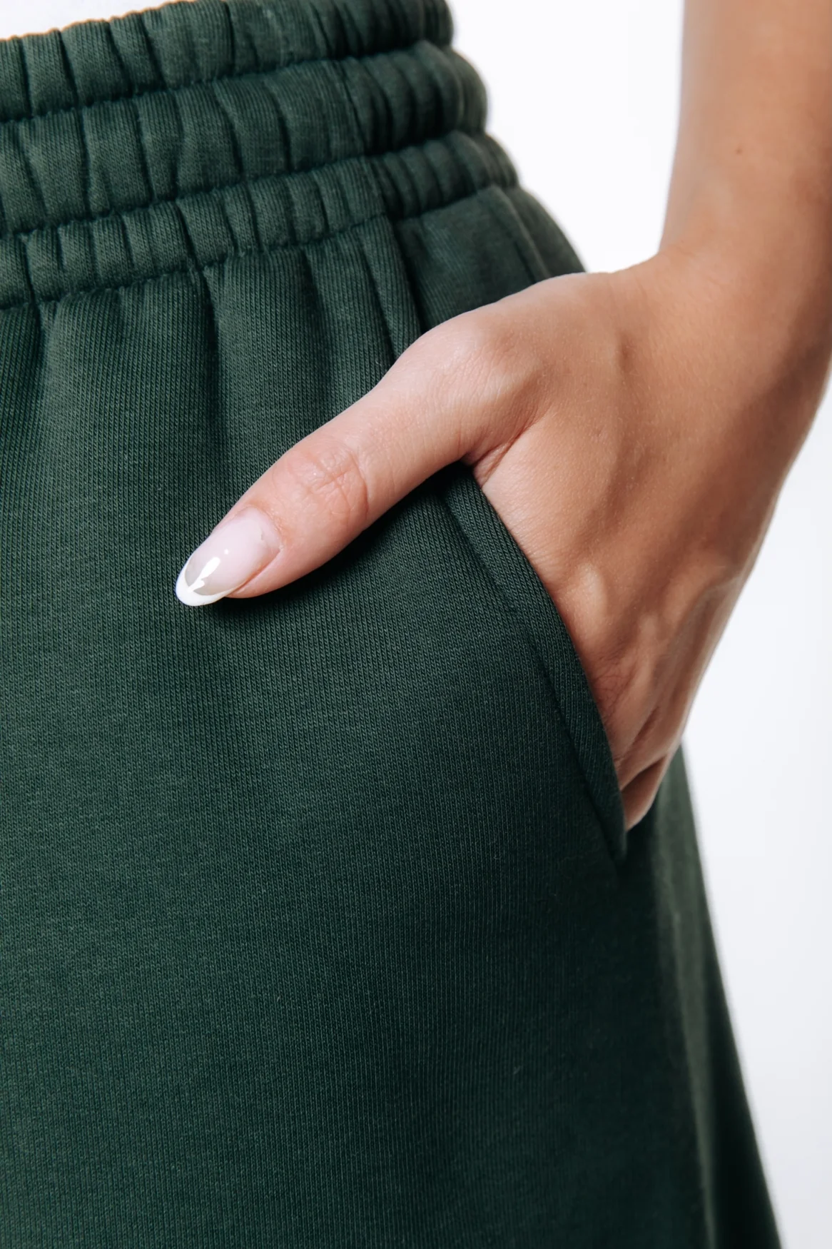 Label Sweatshorts | Dark green - Image 6