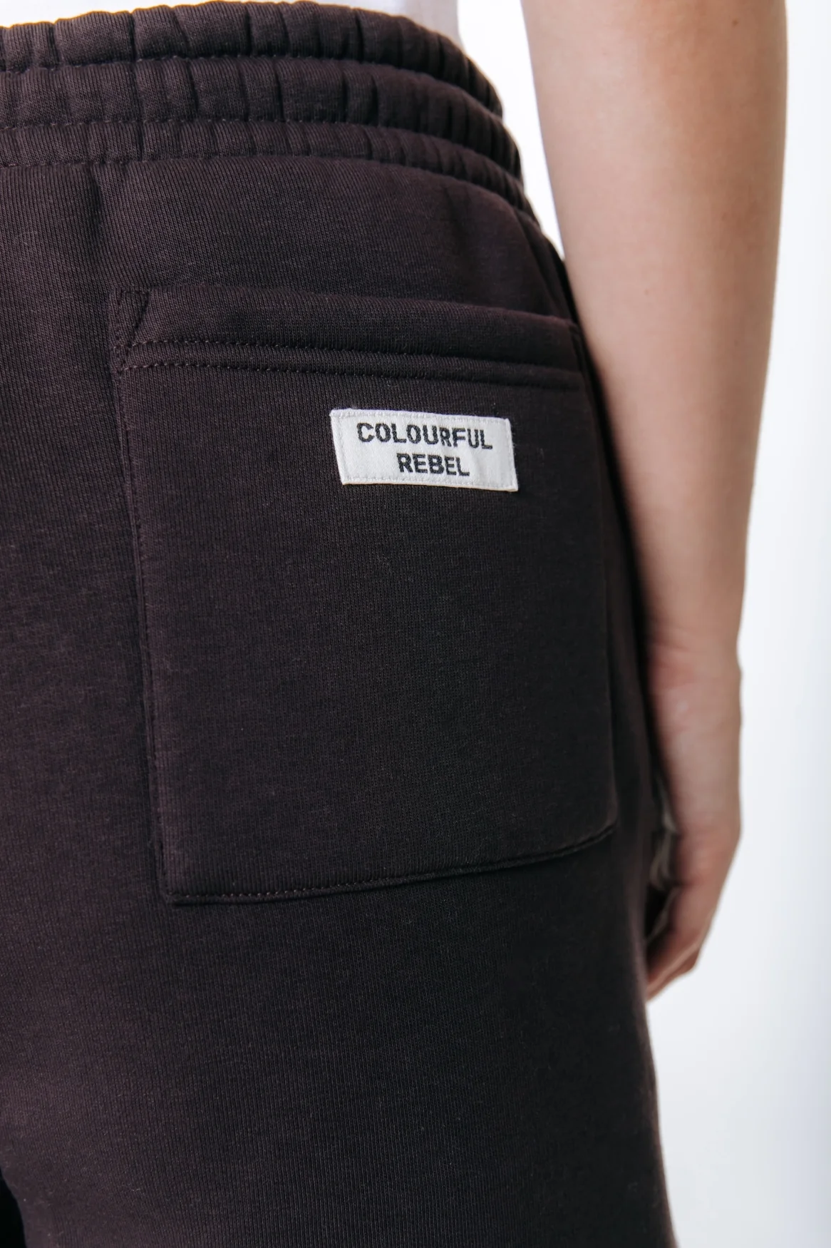 Label Sweatshorts | Darkest Brown - Image 5