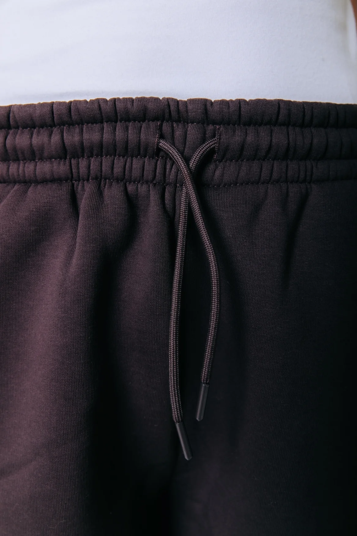 Label Sweatshorts | Darkest Brown - Image 6