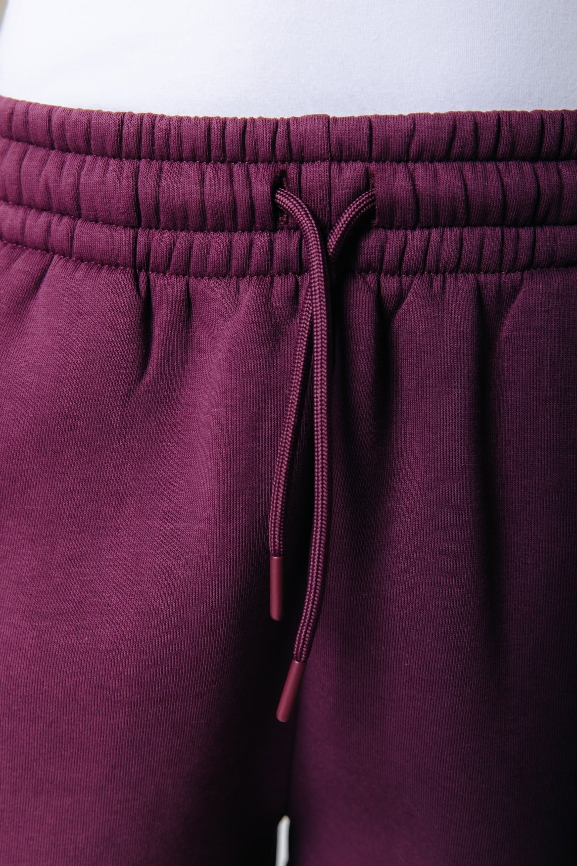 Label Sweatshorts | Merlot Red - Image 6