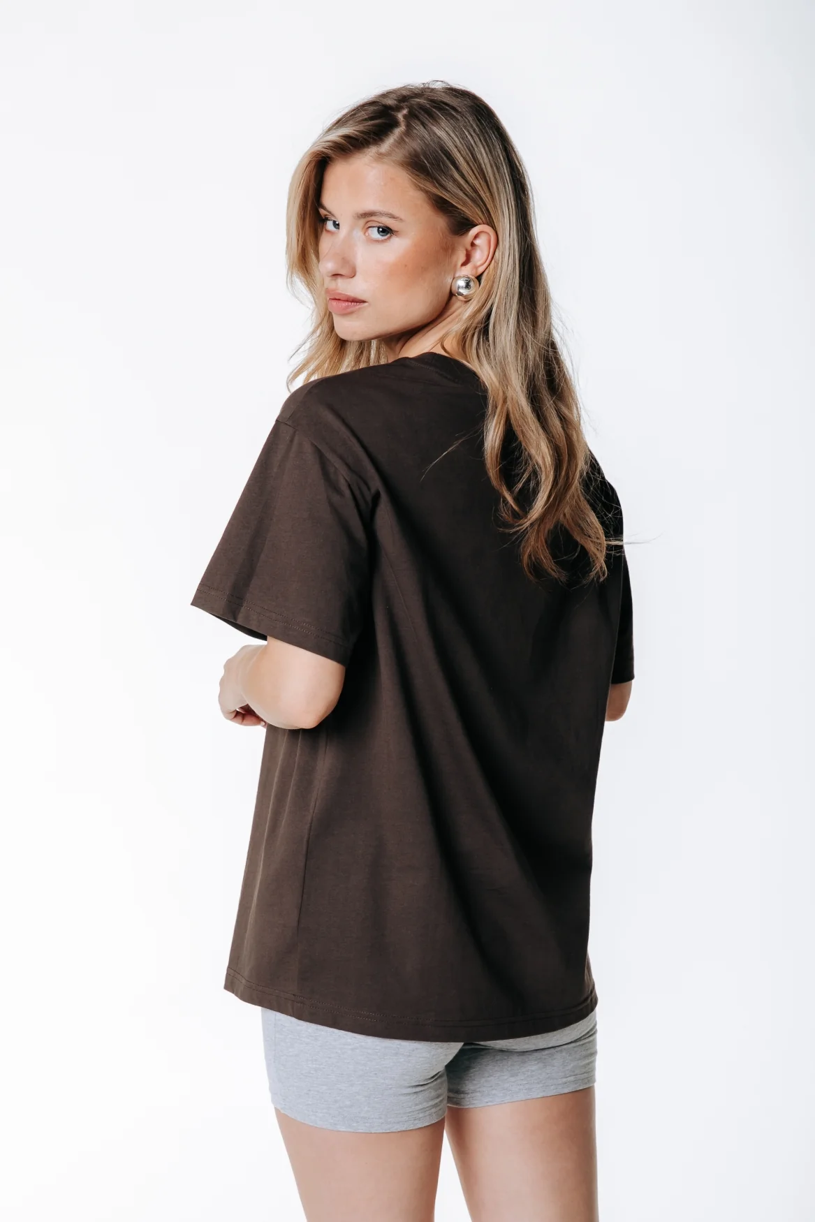Label T-shirt | Brown - Image 2