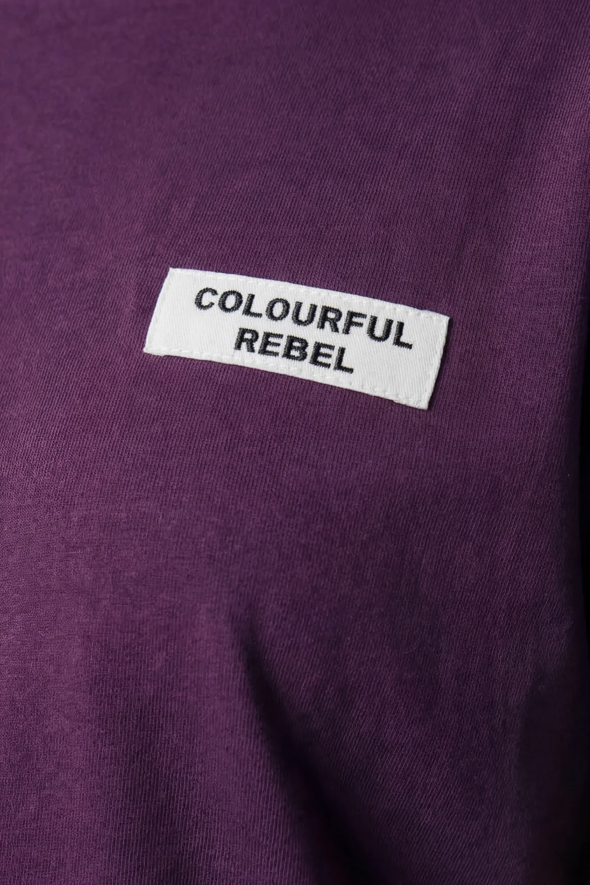 Label T-shirt | Dark purple - Image 3