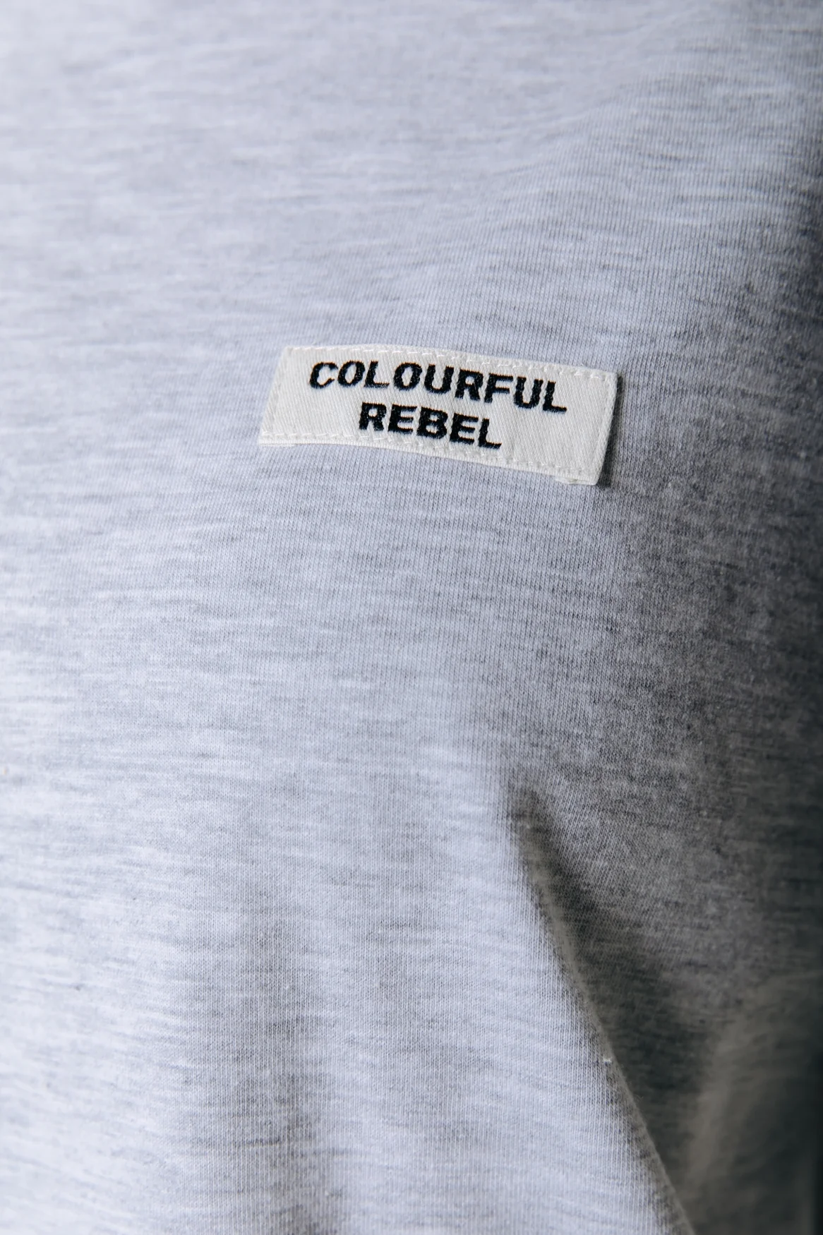 Label T-shirt | Light grey melange - Image 4