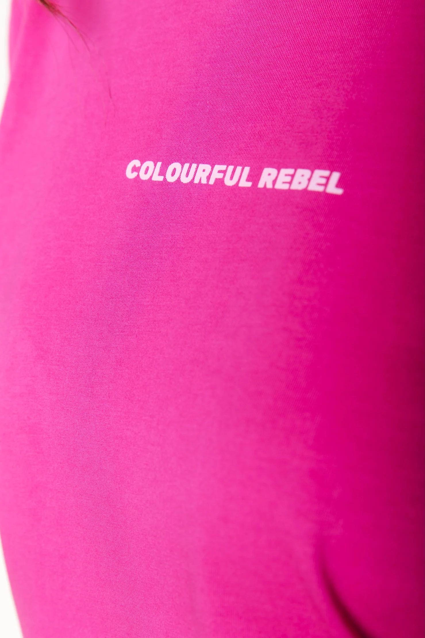 Uni Logo T-shirt | Dark fuchsia - Image 3