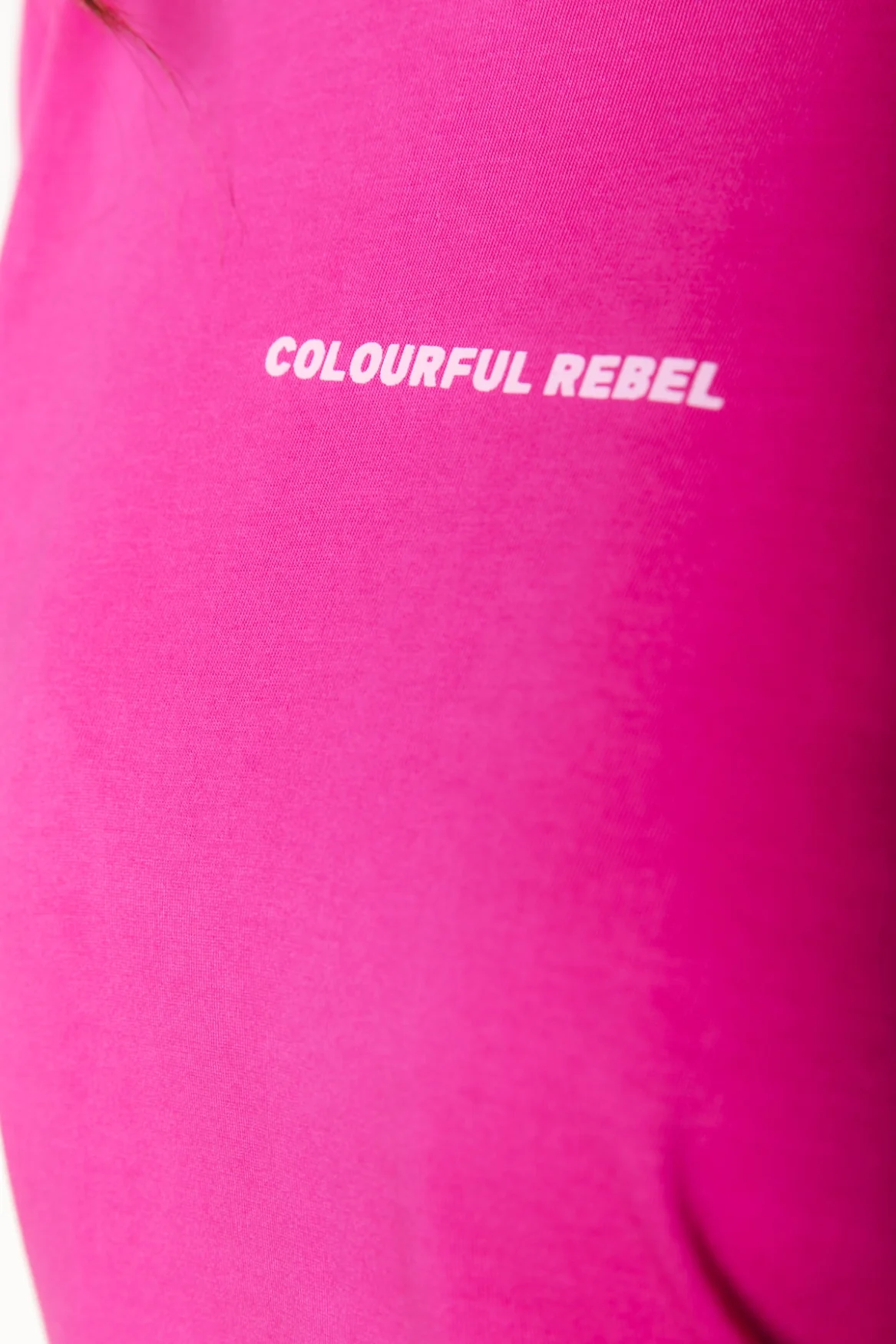 Uni Logo T-shirt | Dark fuchsia - Image 4