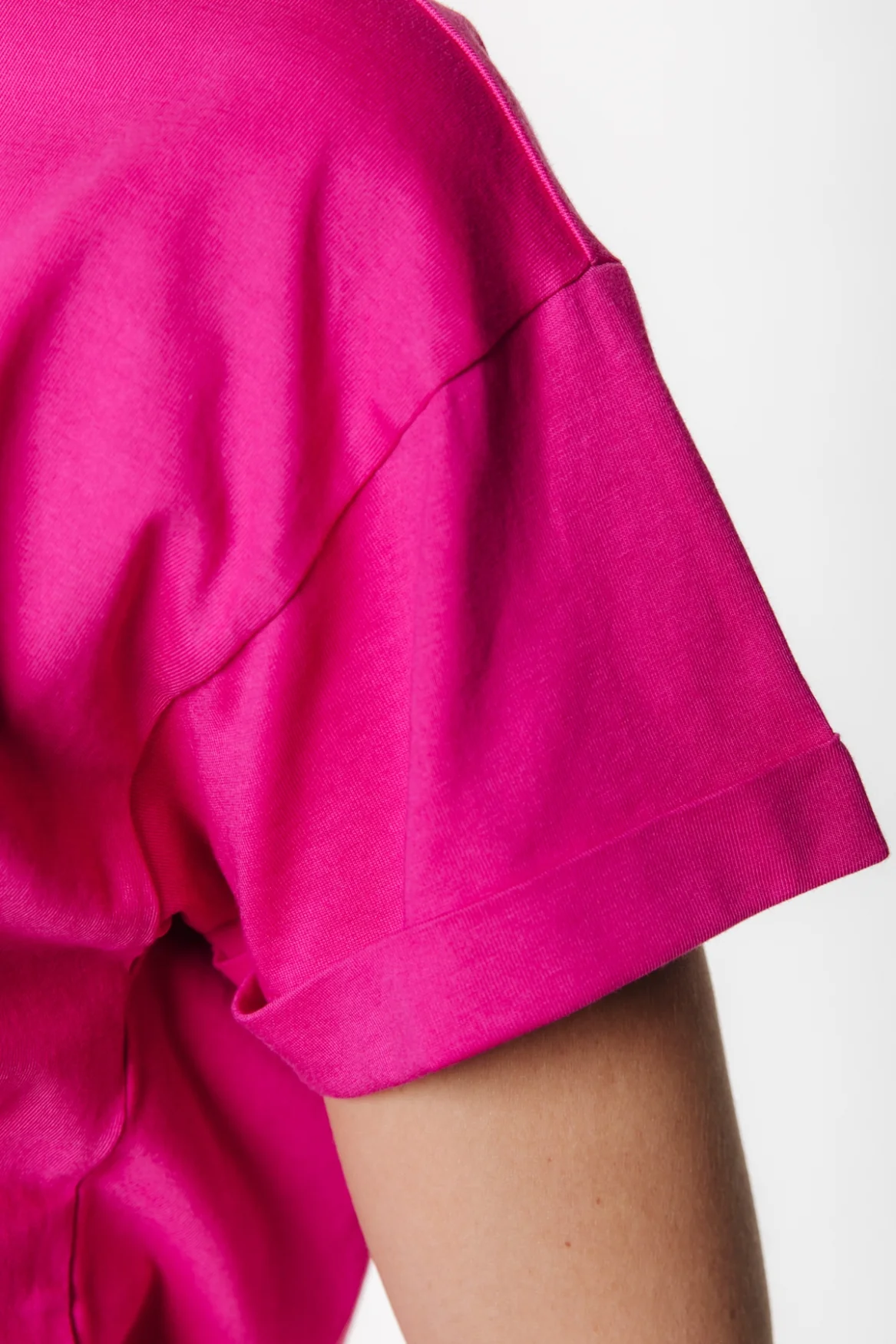 Uni Logo T-shirt | Dark fuchsia - Image 5