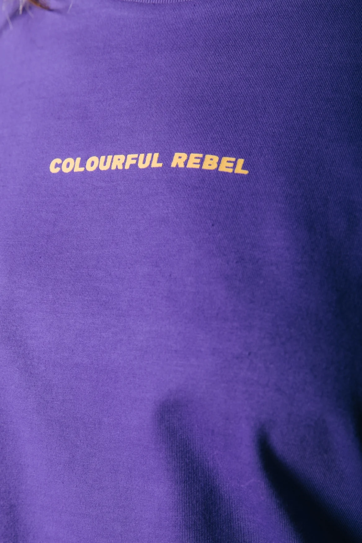 Uni Logo T-shirt | Dark Lavender - Image 4