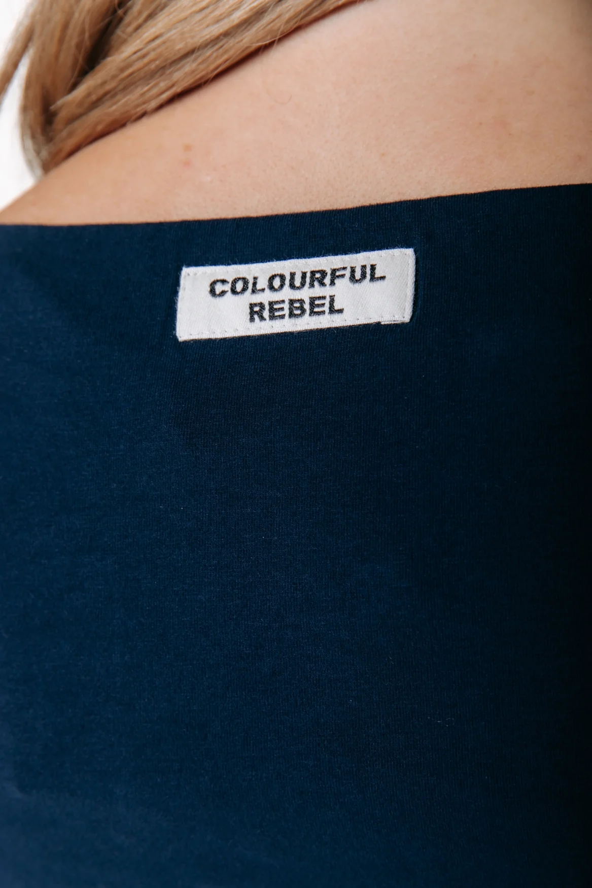 Fitted Boatneck Top | Dark Navy - Image 4