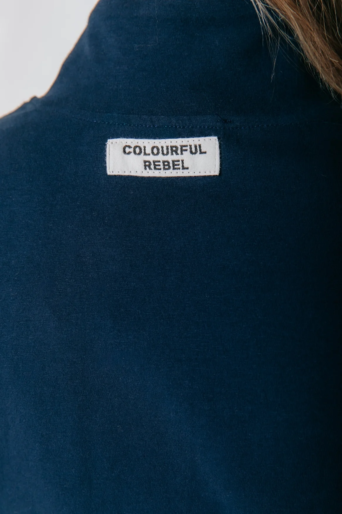 Fitted Full Zip Top | Dark Navy - Image 5