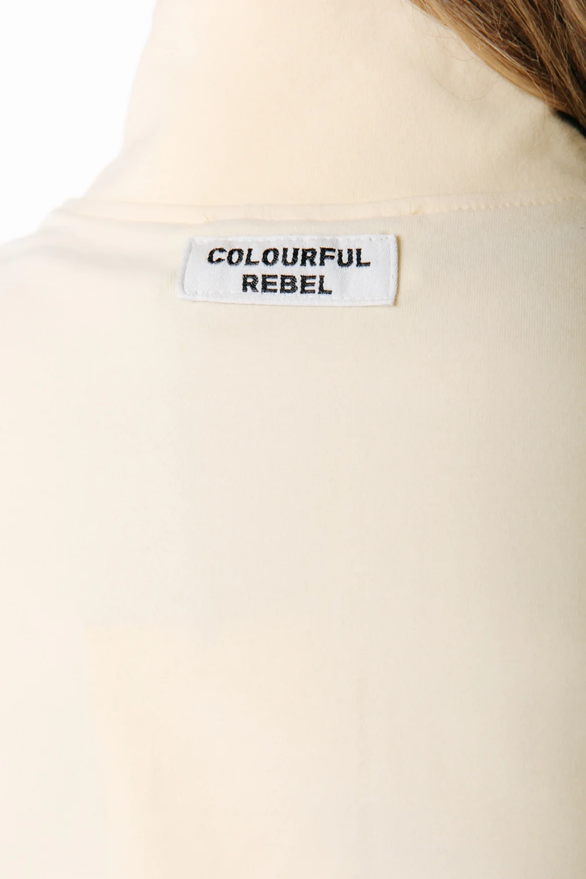 Fitted Full Zip Top | Soft yellow - Image 5