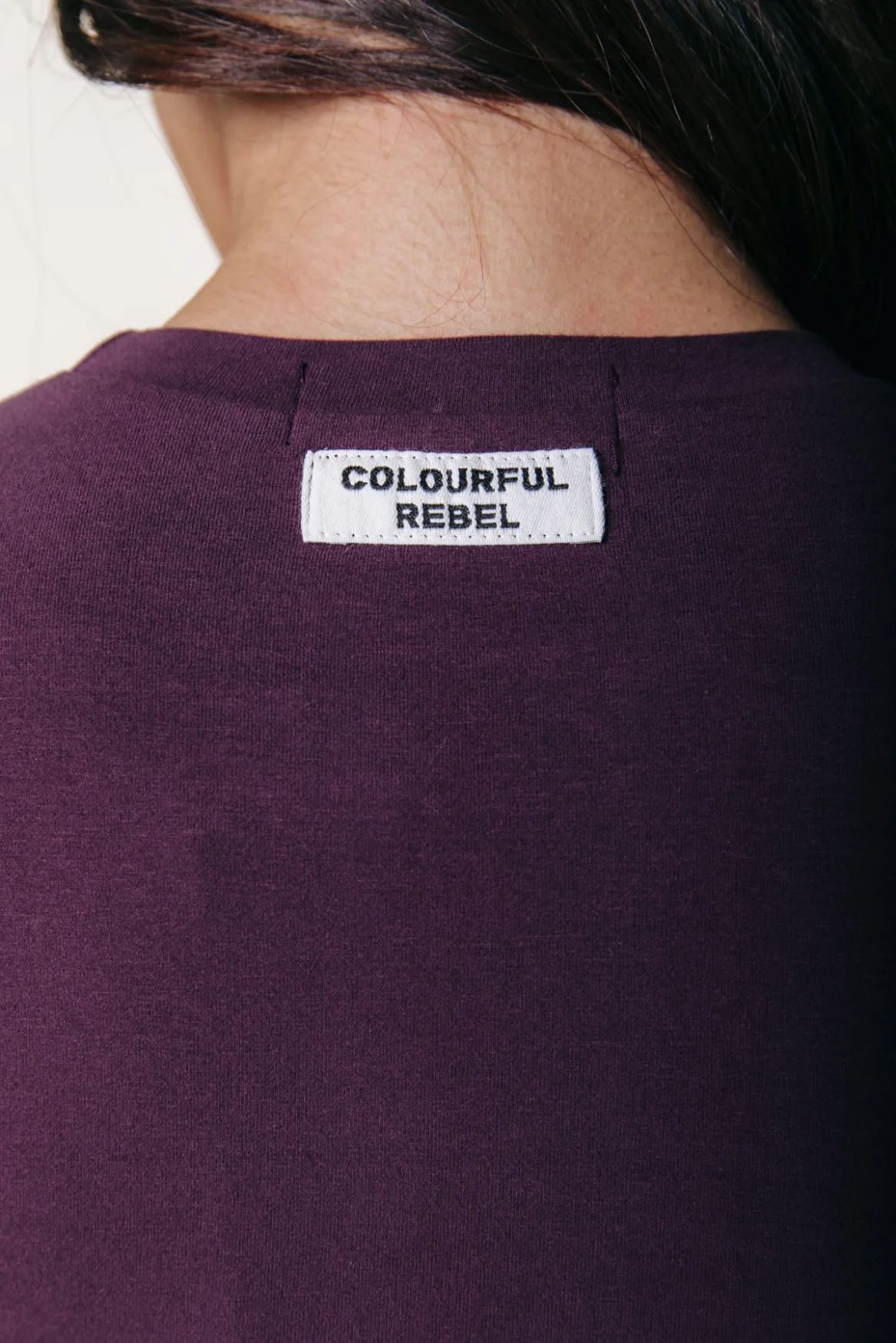 Fitted Longsleeve Top | Dark purple - Image 4