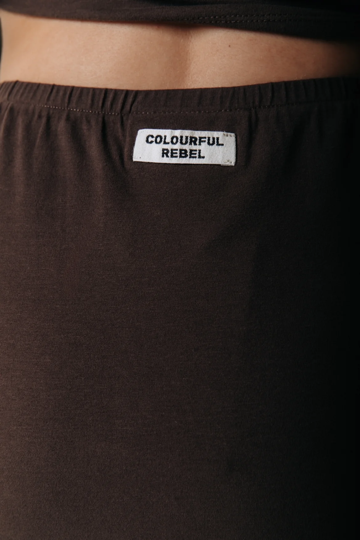 Fitted Maxi Skirt | Brown - Image 4