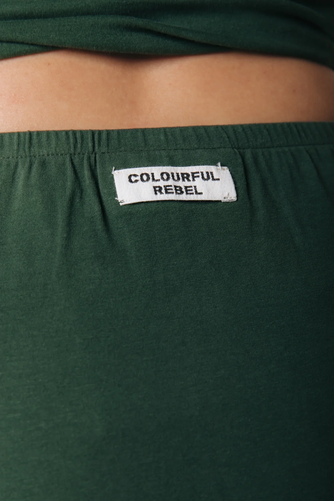 Fitted Maxi Skirt | Dark green - Image 3