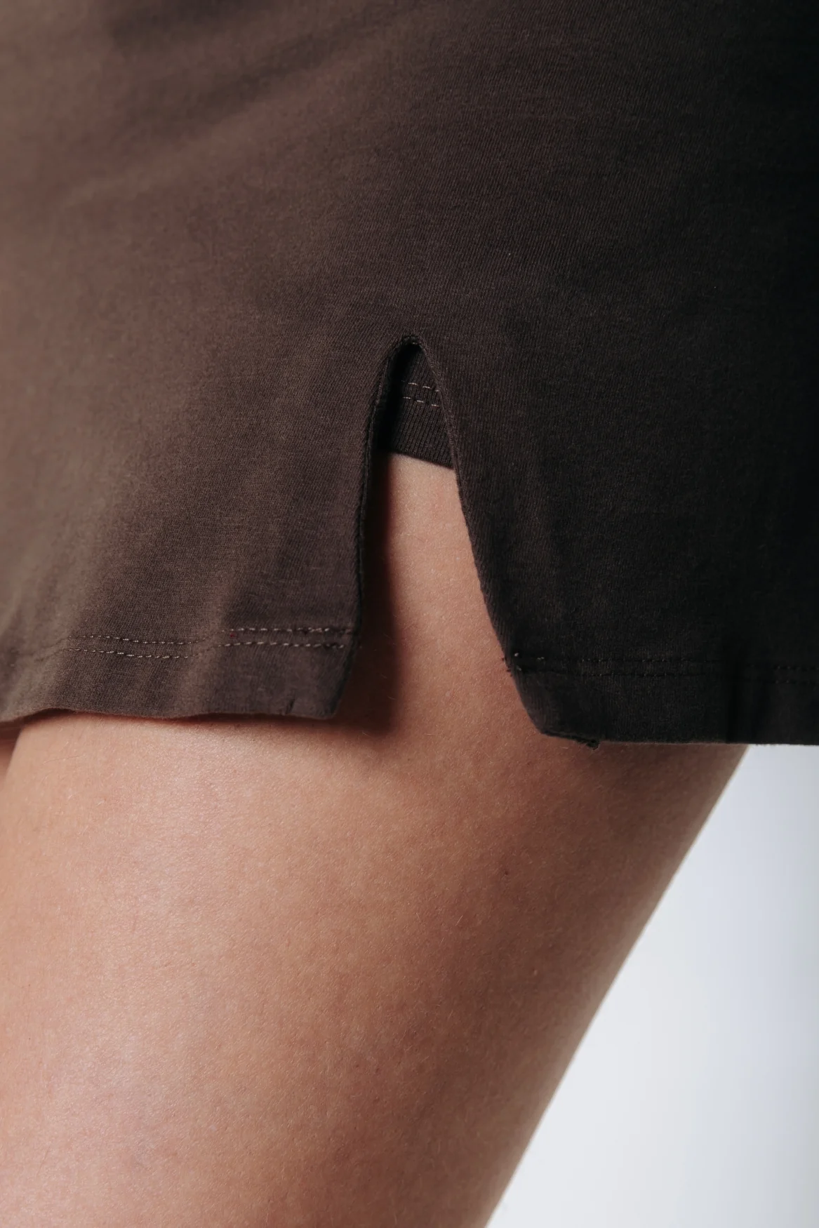 Fitted Skort | Brown - Image 4