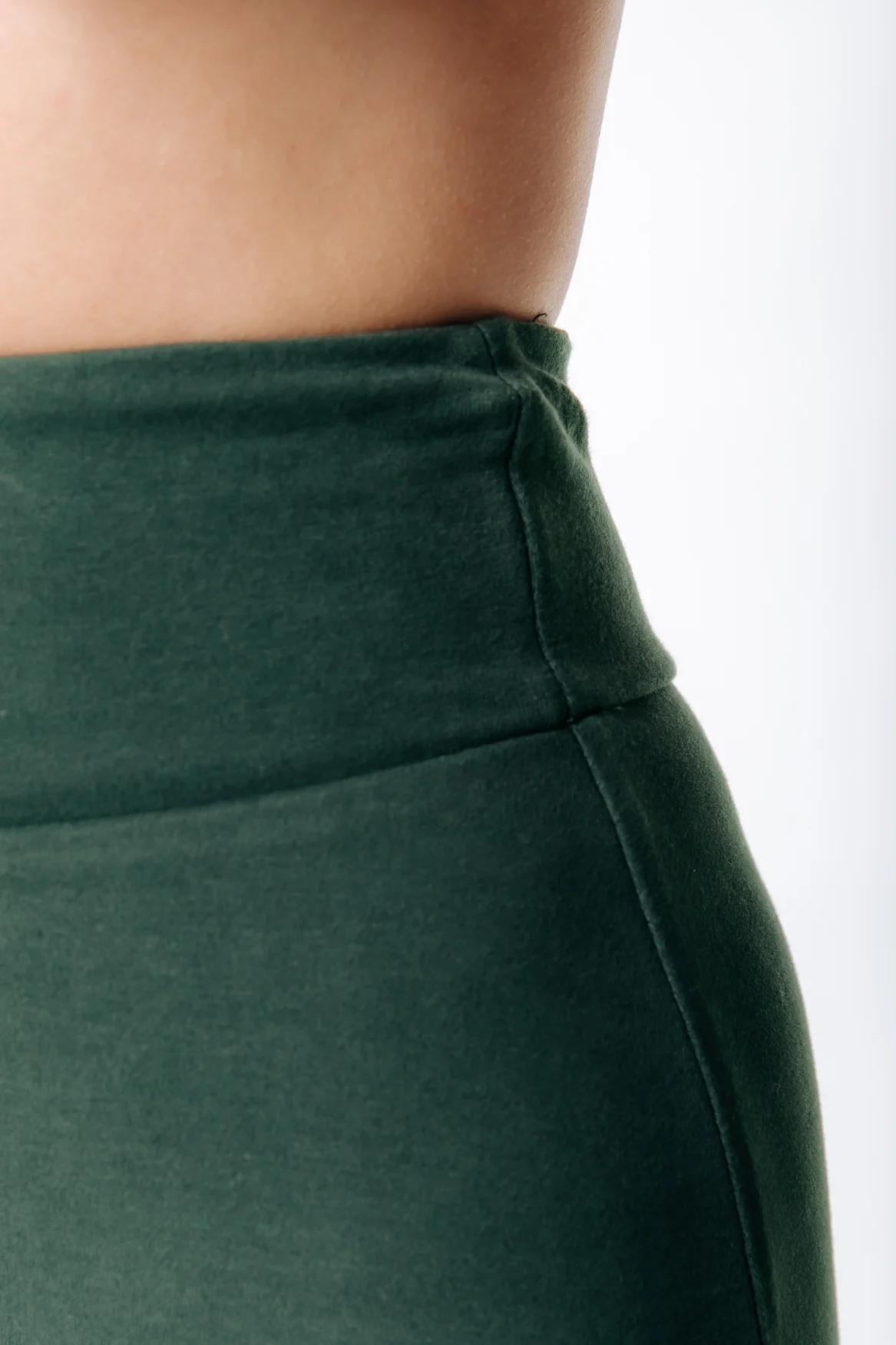 Fitted Skort | Dark green - Image 3