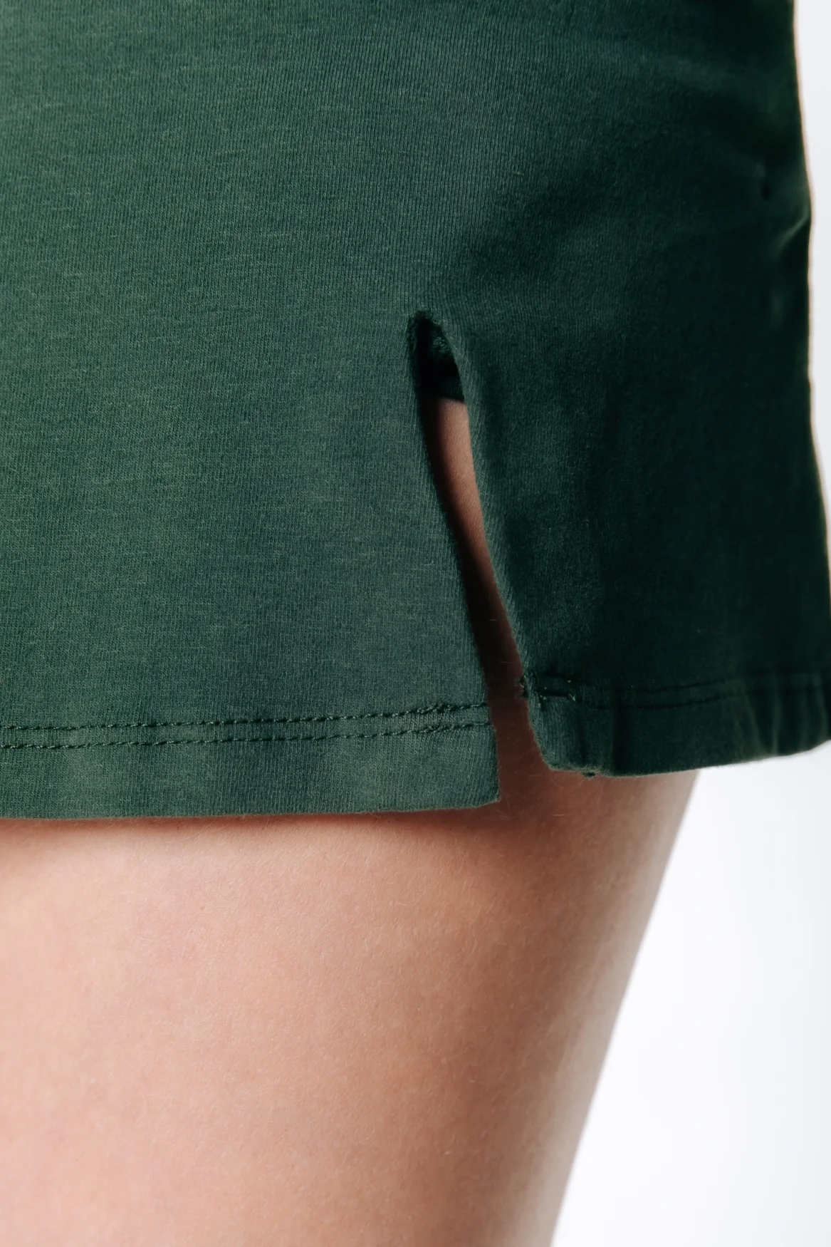 Fitted Skort | Dark green - Image 5