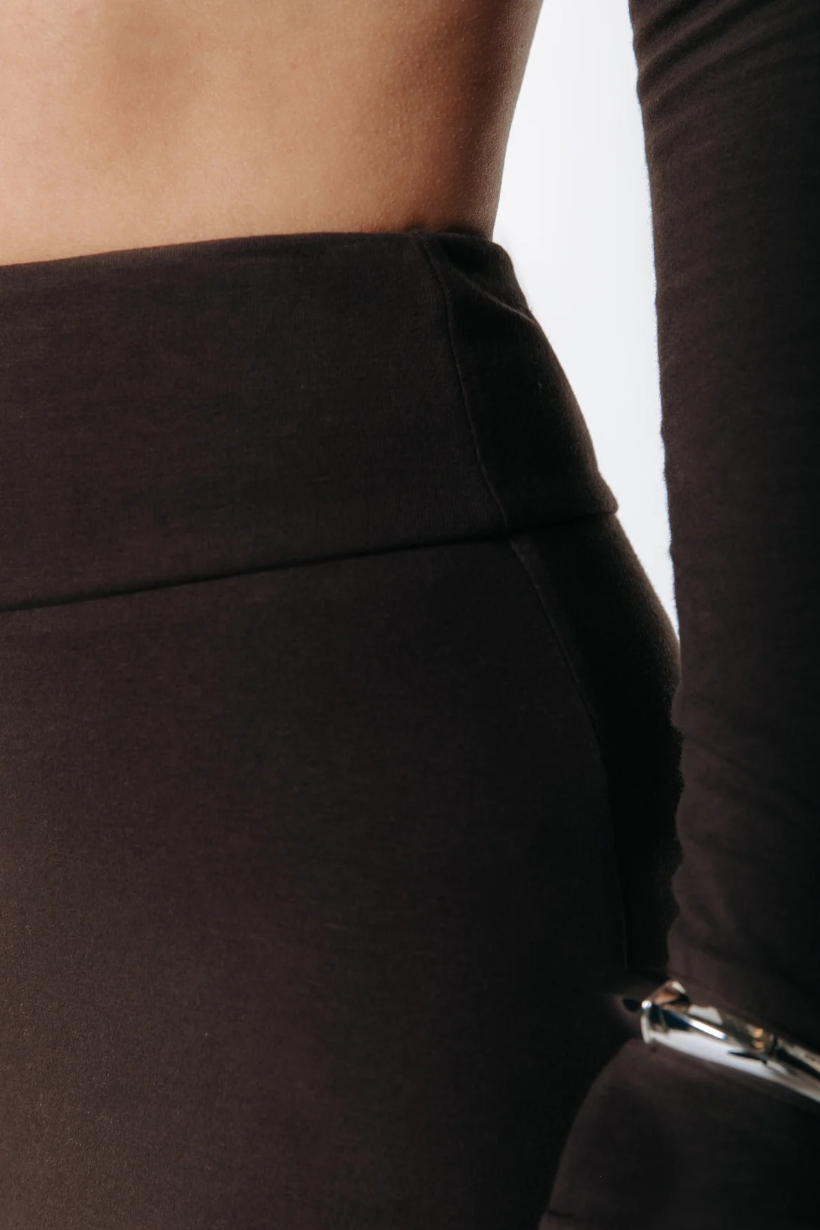 Fitted Skort | Darkest Brown - Image 4