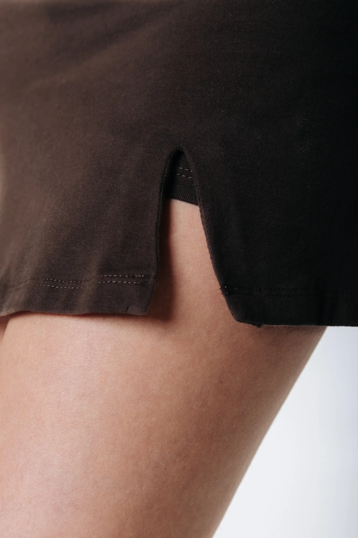 Fitted Skort | Darkest Brown - Image 5