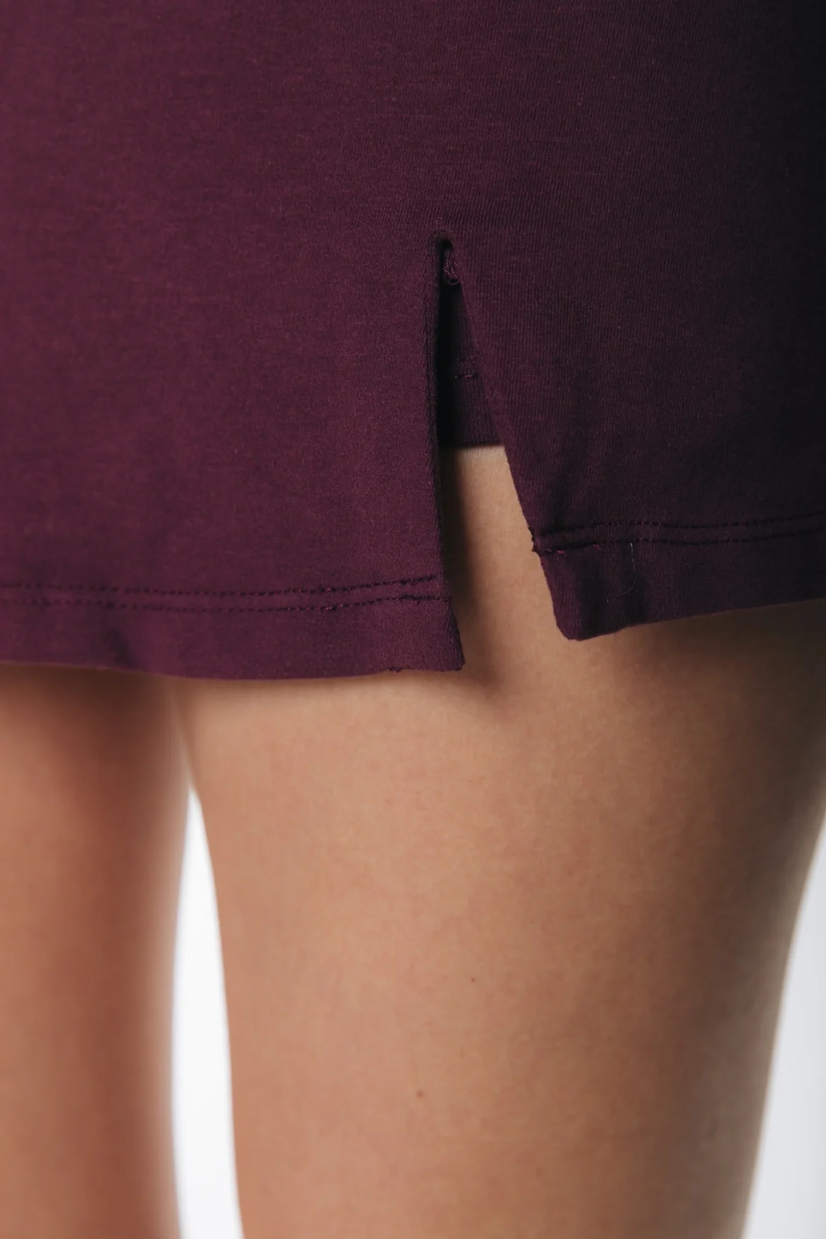 Fitted Skort | Merlot Red - Image 9