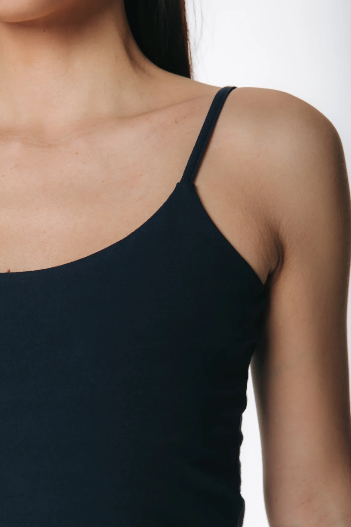 Fitted Strap Top | Dark Navy - Image 3