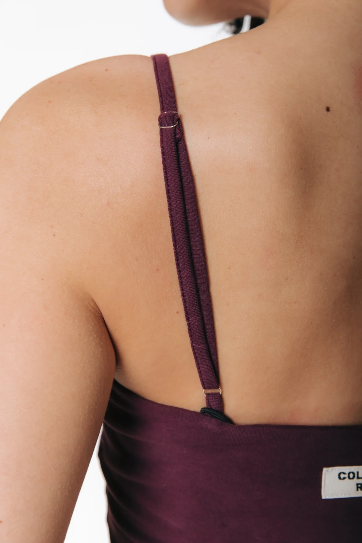 Fitted Strap Top | Merlot Red - Image 6