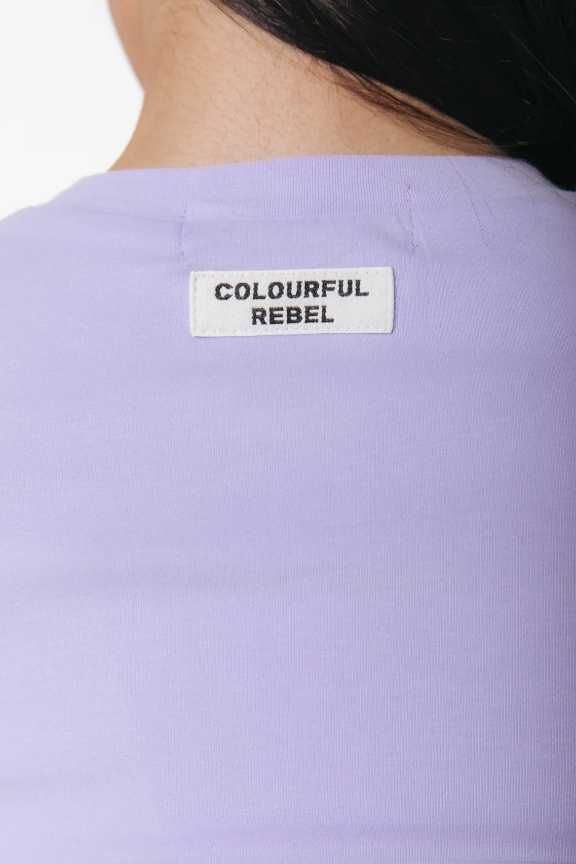 Fitted T-shirt | Lilac - Image 6