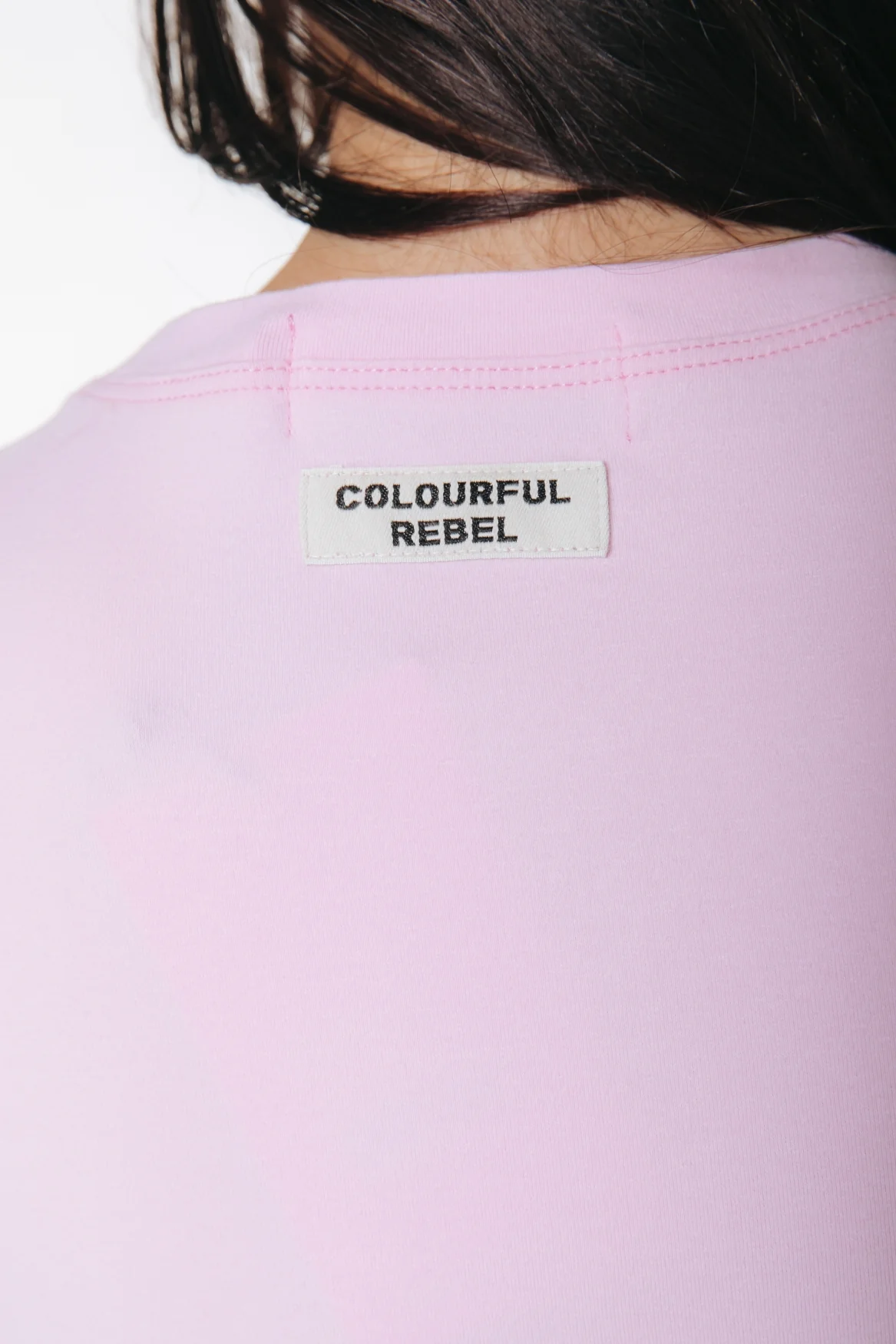 Fitted T-shirt | Soft pink - Image 6