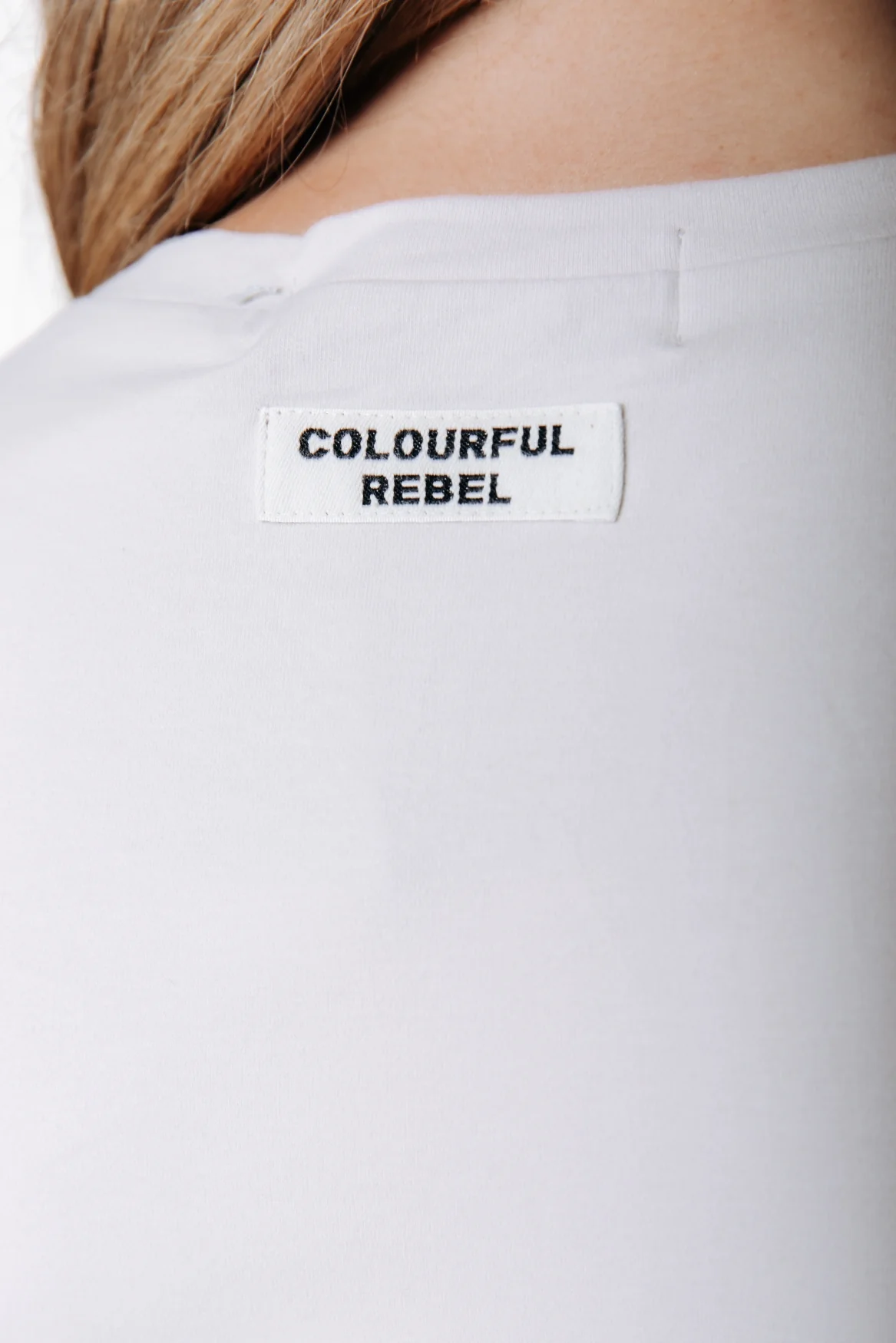 Fitted Wideneck T-shirt | Stone - Image 4