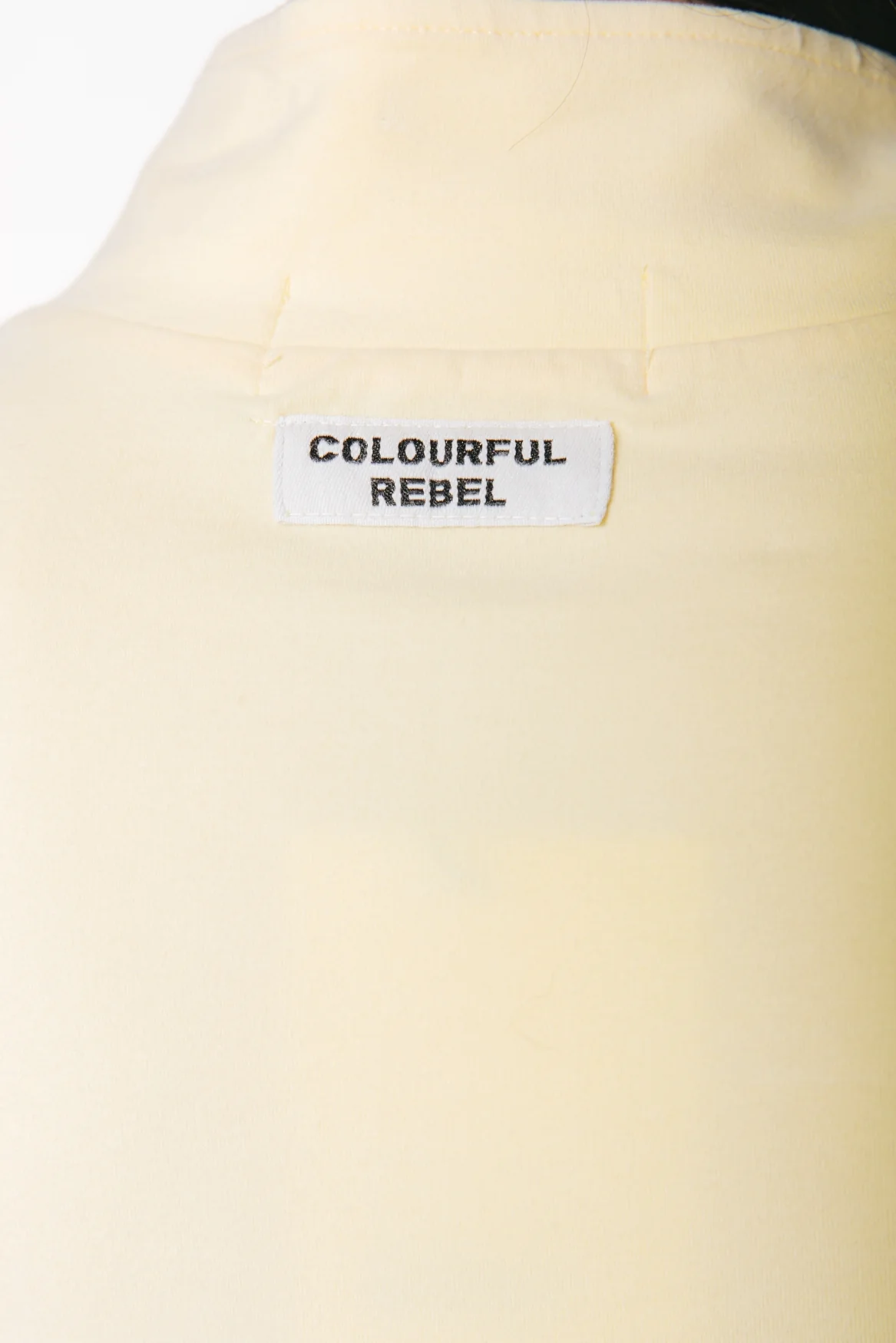 Fitted Zip Top | Soft yellow - Image 5