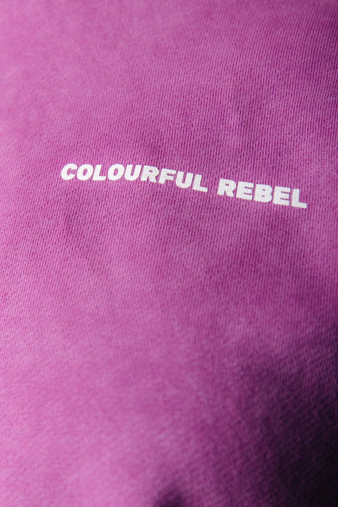 Colourful Rebel Washed Hoodie | Fuchsia - Image 2