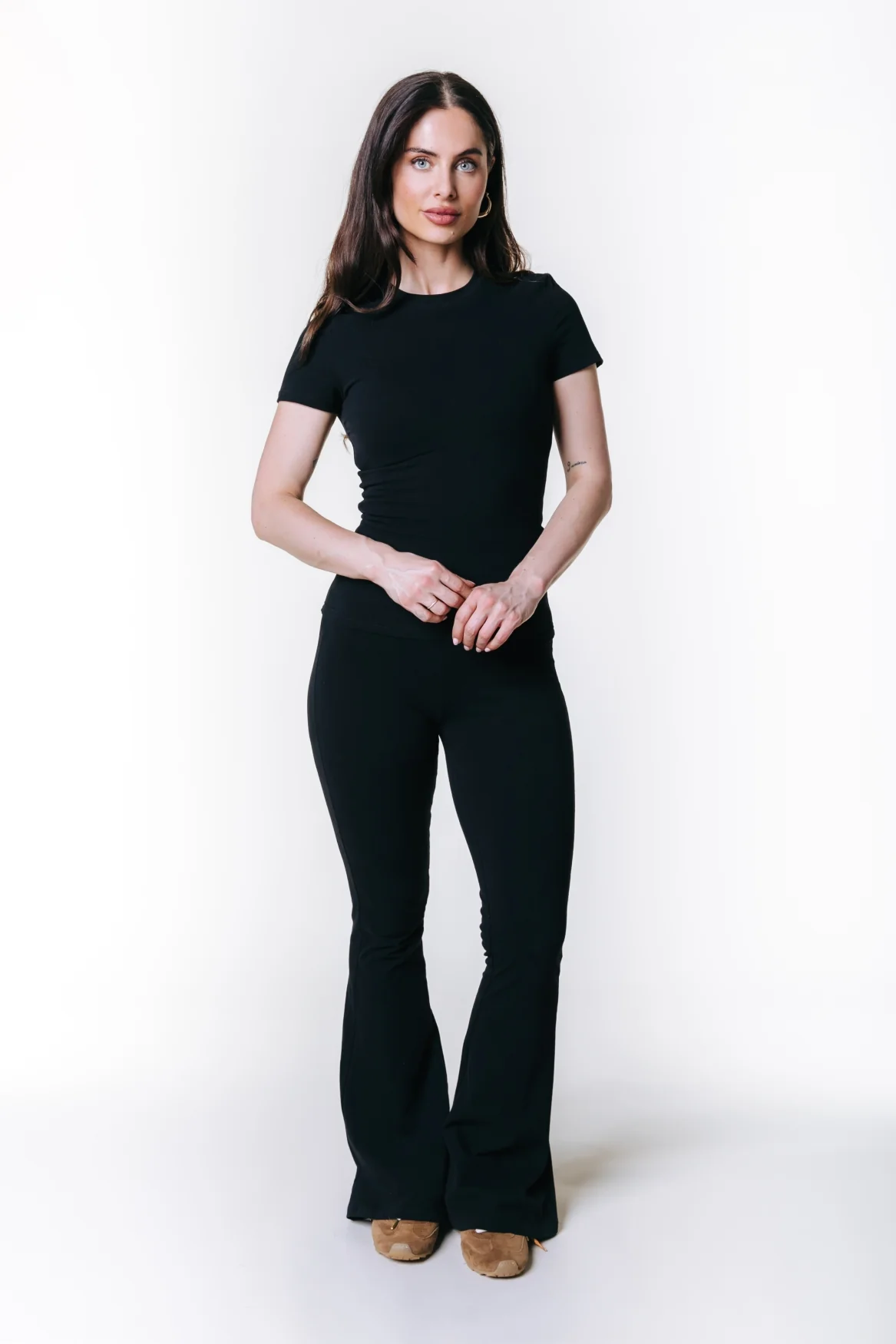 Fitted T-shirt | Black - Image 5